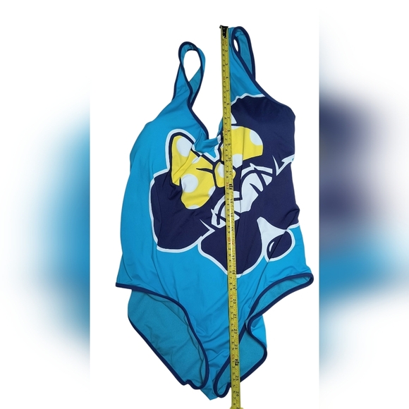 Disney Parks Scoopneck Minnie Mouse Sunglasses One Piece Swimsuit XL - Picture 5 of 8